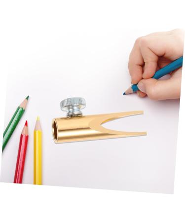 minkissy Eyebrow Sharpening Tool Pencil Sharpener Makeup Eye Pencil Eyeliner Sharpener Color Pencils Color Eyeliner Lip Liner Pencil Sharpener Dual Purpose Student Card Slot Aluminum Alloy Golden 4.5x2cm - Buy Online on GoSupps.com
