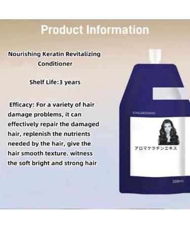 Nourishing Keratin Revitalizing Conditioner - Anti-Frizz Keratin Protein Conditioner (3pcs 1oz) - International Shipping - Buy Online on GoSupps.com
