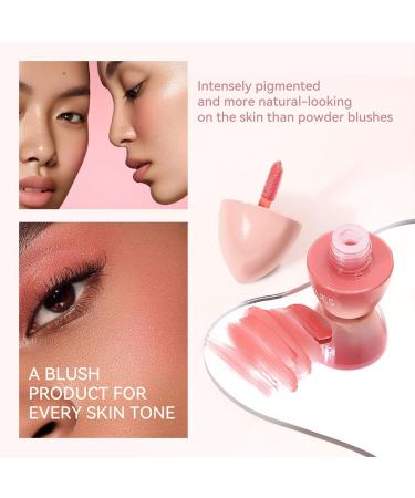 3 Colors Creme Liquid Cheek Tint | Matte Blush for Cheeks, Lips, Eyes (04,05,06) | Sheer Flush of Color with Breathable, Natural-Looking Finish - Buy Online on GoSupps.com