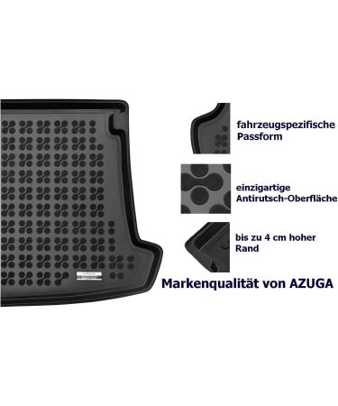 Premium Anti-Slip Rubber Trunk Liner for Ford Kuga II (03/2013 - 03/2020) | AZUGA AZ12000199 - International Shipping - Buy Online on GoSupps.com