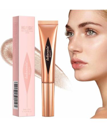 Highlighter Stick Highlighter Stick Versatile Highlighter Makeup Stick Adds Shimmer Blends EffortHighlighter Contouring for Cheeks High Gloss Liquid 03# - Buy Online on GoSupps.com