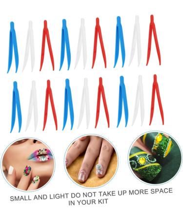 Beavorty 100 Pack Disposable Tweezers - Eyelash Manicure & Nail Art Tools | DIY Accessories & Fine Handicraft | 7.5x0.5cm Random Color - Buy Online on GoSupps.com
