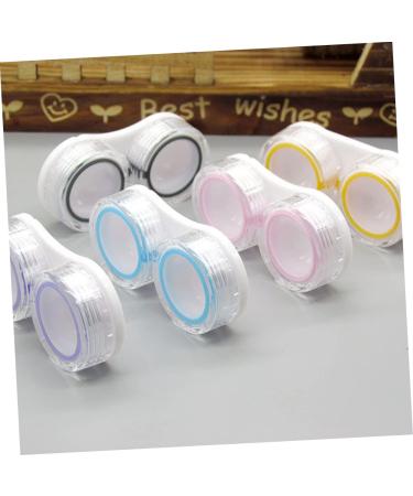 Buy Plafope 45 Refreshed Travel Containers - Transparent Contact Lens Storage Box Kit | Linsen-Organizer Duplex-Box (5.7x2.8cm) - 3PCs | International Shipping Available - Buy Online on GoSupps.com
