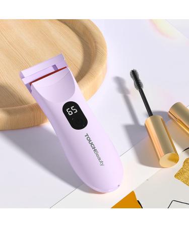TOUCHBeauty Heated Eyelash Curler Rechargeable Electric Eyelash Curler with LED Display 3-Level Adjustable Temperature Rechargeable Natural Curling 24H Long Lasting for Women AG-2316purple - Buy Online on GoSupps.com
