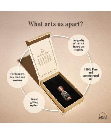 Dukhni Misk Rijali Attar | Soft Silky White Musk | Authentic Arabic Fragrance Oil | 100% Pure Alcohol-Free Halal | 1 bottle x 6ml - Buy Online on GoSupps.com