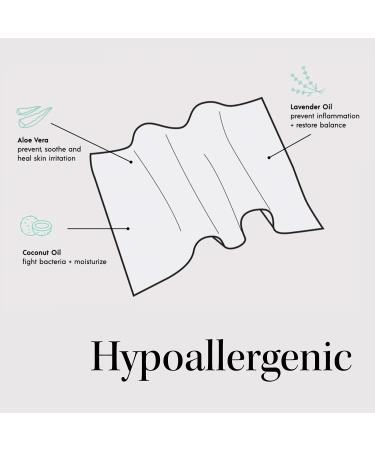 Grace Soft Flushable Wet Wipes for Women - 60 Hypoallergenic Wipes with Aloe Vera & Coconut Oil - Gentle Cleanse for Sensitive Skin - Buy Online on GoSupps.com