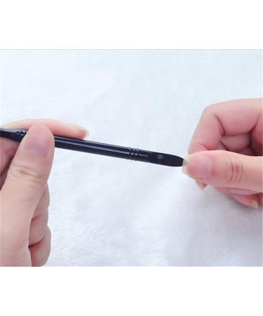 Mezerdoo 5Pcs Nail Art Pusher Black Quartz Head Scrubs Stone Cuticle Stick Pen Spoon Cut Manicure Care Nail Polishing Tools - Buy Online on GoSupps.com