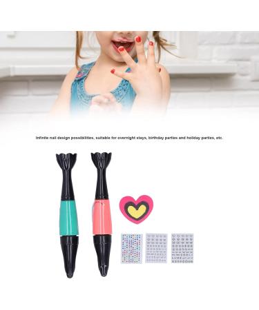 Children Nail Art Set Precision Professional Polished Children Nail Art Toy for Birthday Parties and Holiday Parties for Children(18281C purple) - Buy Online on GoSupps.com