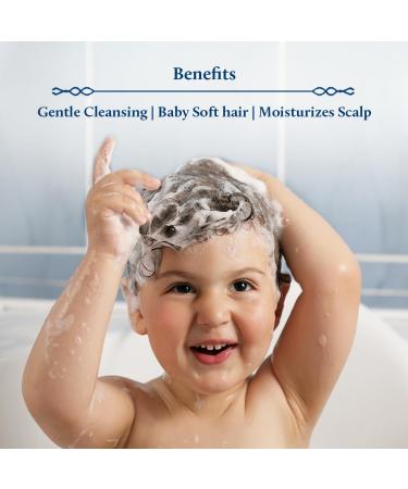 Blue Nectar Baby Shampoo for Kids | Natural Ghee & No Tear Formula | Mild Shampoo for Newborns (0+) | 14 Herbal Ingredients | Gentle Care for Sensitive Skin - Buy Online on GoSupps.com