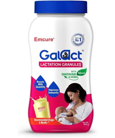Generic Galact Granules for Lactation (400gm) Kesar Flavour - by pharmacylife 14.1 Ounce (Pack of 1)