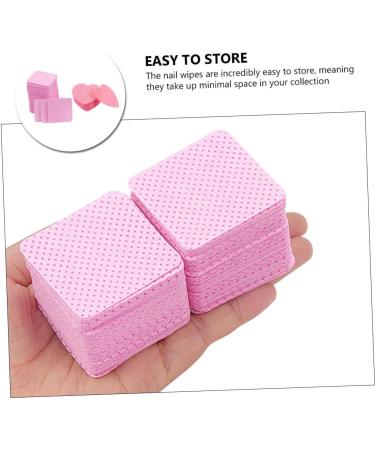 Lingettes Non Pelucheuses pour Ongles 400 Pcs Format Compact Coton Absorbant Dissolvant Vernis Semi-permanent D maquillant Manucure Voyage - Buy Online on GoSupps.com