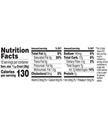 Keebler 10-inch Graham Cracker Ready Pie Crust - Perfect for Baking - Buy Online on GoSupps.com