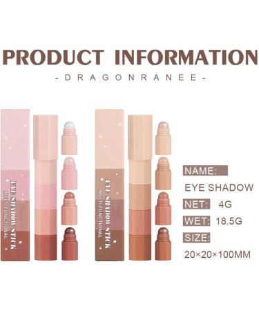 Fard paupi res 4 en 1 d grad scintillant - Maquillage imperm able l'eau hautement pigment - Crayon surligneur pour les yeux DR89B - Buy Online on GoSupps.com