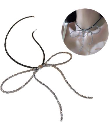 Shop Oralgos Delicate Heart Crystal Choker Necklaces | Large Loop & Aesthetic Pearls for Women & Girls - Buy Online on GoSupps.com