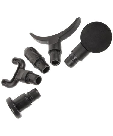 JET COMPRIS accessories 5ST Exchange of the aperture head massage adapter bits vibration massage head body massager attachment body athlete massage head arched plastic fitness five-part set