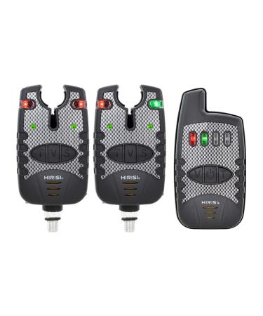 Hirisi tackle bite indicator set for carp fishing wireless volume control sound sensitivity control carp angel 1 plus 2