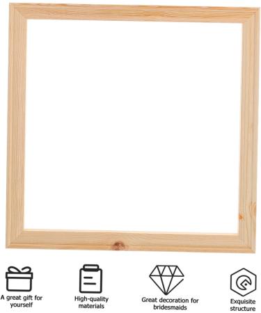 Zerodeko 5pcs Empty Frame Solid Wood Picture Frame Metal Picture Frames Photo Collage Frame Gallery Wall Frame Frames for Painting Pinus Sylvestris Office Household Poster Frame - Buy Online on GoSupps.com