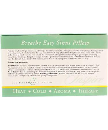 DreamTime Breathe Easy Sinus Pillow - Larkspur Blue | Comfortable Relief for Congestion - Buy Online on GoSupps.com