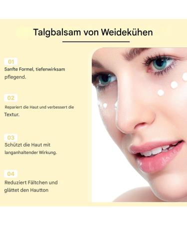  Generisch Beef sebum balm - Organic natural whipped cream - Soothing moisturizing cream - 56 g - Day and night use - For dry skin men body lips - Buy Online on GoSupps.com