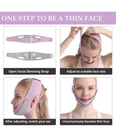 Face Lifting Belt & V Shaped Slimming Mask - Reduce Double Chin & Lift Skin - Buy Online on GoSupps.com