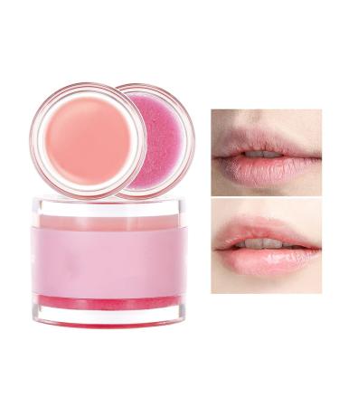 Masque de sommeil et gommage des l vres 2 en 1 1pc Lip Sleeping Mask Lip Exfoliator utilis pour le soin des l vres pour r parer les l vres s ches pour les filles les femmes et les hommes 1pc Masque l vres + masque l vres