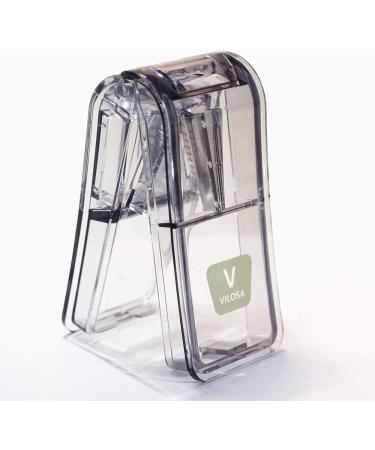 Premium Pill Cutter for Small & Large Pills | Made in USA | Vitamins & Medication Splitter with Acrylic Box - Buy Online on GoSupps.com