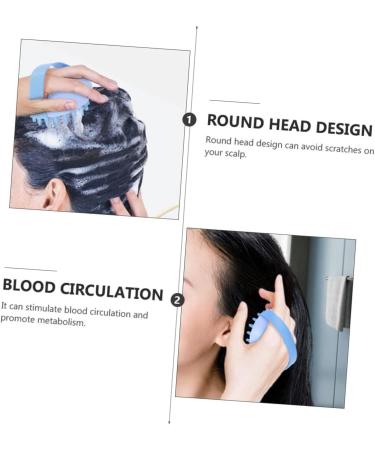 Buy Gatuida Silicone Shampoo Massage Comb Set - 6 Pcs Scrubber for Scalp Care & Hair Health | International Shipping Available - Buy Online on GoSupps.com