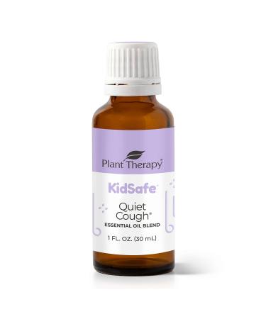 Plant Therapy Quiet Cough KidSafe Essential Oil Blend 30 mL (1 oz) 100% Pure Undiluted Therapeutic Grade