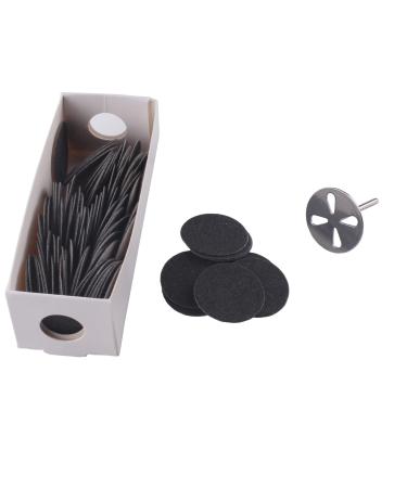 MZCMSL 100pcs Sandpaper Disc and 1pcs Metal Bit, 3/32 Shank Pedicure Sanding Disc Bit for Dead Skin Callus Electric Foot File #150 Grit(Medium) 150 (Medium) - Buy Online on GoSupps.com