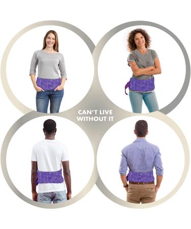 Nature Creation Menstrual Cramps Reliever - Microwave Heating Pad for Hips and Back Pain - Aromatic Heat Pack for Stress Relief - Purple Flowers - Buy Online on GoSupps.com