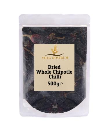 Whole Chipotle Chillies 500g by Villa Nostrum