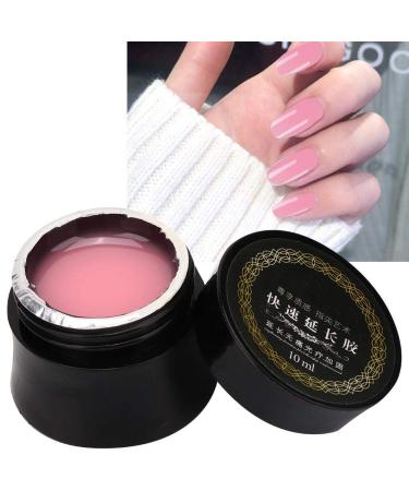 Premium Pink Nail Extension Gel - UV Gel for Quick Painless Manicure & Nail Art | Advanced Synthetic Resin Nail Care - Buy Online on GoSupps.com