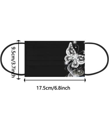 Winfer 50/100 Pieces Disposable 3-Layer Colored Mouth & Nose Protection - Breathable Masks for Adults - Z-04 - Buy Online on GoSupps.com