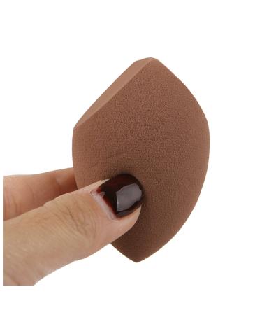 Makeup Sponge Beauty Egg Makeup Cosmetic Puff Makeup Sponge Cushion Foundation Powder Sponge Beauty Tool Women Make Up Accessories Makeup Sponge Holder(Brown B)