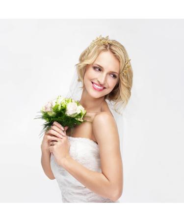 Gold Goddess Headband Greek Goddess Headpiece goddess crown Bridal Tiara Head Piece for Christmas Party Photo Prop(6.2x2.7 inch) - Buy Online on GoSupps.com