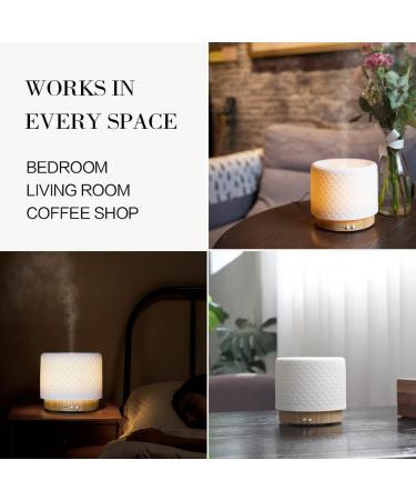 Essential Oil Diffuser 280ml - Aromatherapy Humidifier for Large Rooms | Sleep Mode 4 Timers 3 Light Modes Auto-Off Feature - Buy Online on GoSupps.com