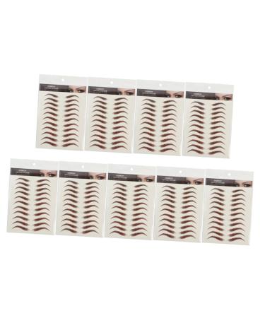 Beavorty 36 Sheets Waterproof Eyebrow Stickers Temporary Brow Tattoos Imitation Eyebrow Cejas Shaping 3d