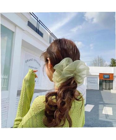 Onsinic Sweet Maxi Organza Scrunchies - Women's Big Elastic Hair Bands & Girl Headgear - Stylish Hair Accessories for All Occasions - Buy Online on GoSupps.com