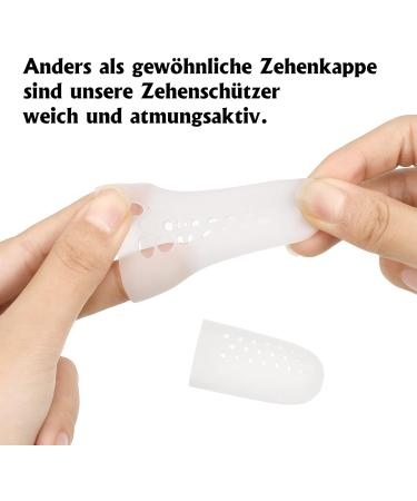 Dacitiery 18-Piece Silicone Toe Protection Pads for Big & Small Toes - Blister & Breakable Cap - Comfortable Cushioning for Men & Women - Buy Online on GoSupps.com