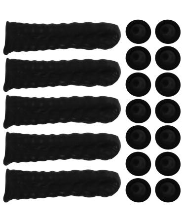 Angoily White Finger Cots 100pcs Finger Protectors of Rubber Fingers Tips Anti-Static Finger Covers Small Fingertip Gloves Finger Sleeves Thumb Cover Finger Gloves Fingertip Bandages