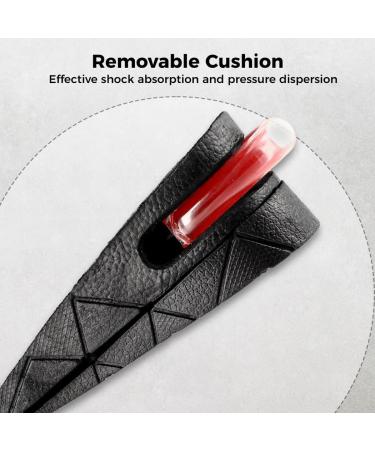 3-Layer Orthotic Heel Lift Kit with Air Cushion - Adjustable Height Insoles for Men & Women | 3cm 5cm 7cm Increase | Flat Foot Support - Buy Online on GoSupps.com