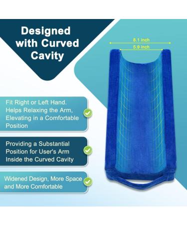 Zelen Arm Elevation Pillow - Support Wedge for Post Surgery Recovery & Broken Arm Therapy - Buy Online on GoSupps.com
