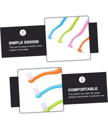 Ipetboom Double-Headed Toothbrush Set - Ergonomic Travel & Home Toothbrushes (4 Pieces) - Buy Online on GoSupps.com