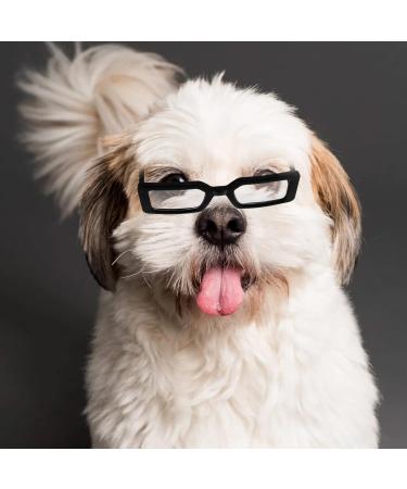 Shop PopetPop Transparent Glasses for Dogs & Puppies - Portable Sunglasses Fun Outfits & Cosplay Accessories - Buy Online on GoSupps.com