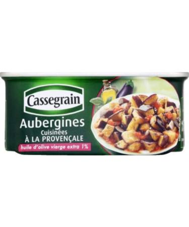 Cassegrain Provençal-style cooked eggplants - 185g box