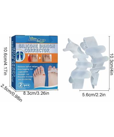Jimtuze Reusable Silicone Gel Toe Stretcher for Foot Health Care | Ideal for Tennis Shoes, Flats, Heels, and Boots - Buy Online on GoSupps.com