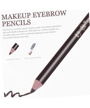 AUTSUPPL 8pcs Wooden Makeup Pencils Sharpener Eyebrow Pencil Eyeliner Pencil 1 count (Pack of 1) Coffee - Buy Online on GoSupps.com