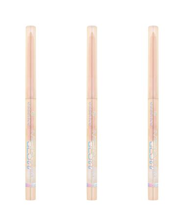 Essence Meta Glow Duo-Chrome Eye Pencil No. 01 pink long-lasting highly pigmented wiped color-intensive holographic vegan waterproof nanoparticles free without perfume 3-pack (3x0.22g) 0.22 g (3 Pack) 01 ChromaticLove