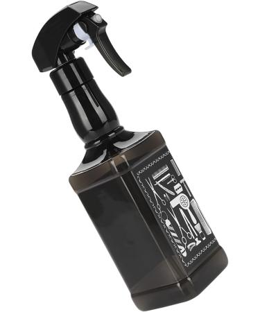 Acouto 500ml Plastic Hairdressing Spray Bottle - Retro Black Water Sprayer for Salon & Barber | Best Hair Tools for Stylish Hair Care - Buy Online on GoSupps.com