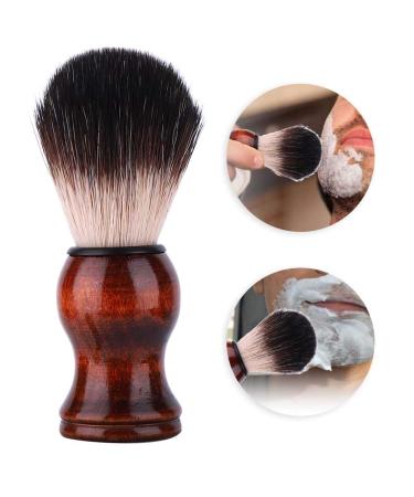 Buy Men s Nylon Bristle Shaving Brushes | Wooden Handle Barber Foam & Cleaning Brush for Home & Travel - Buy Online on GoSupps.com